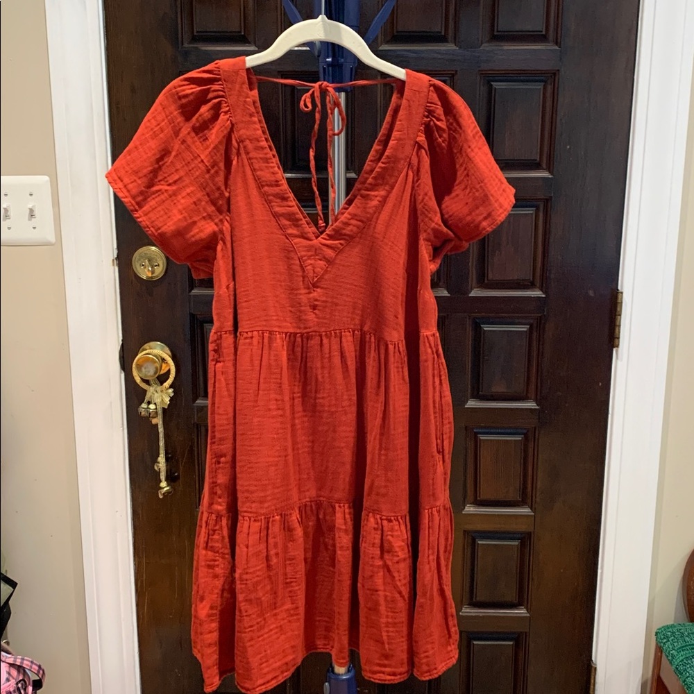 Old Navy Petite Red Dress